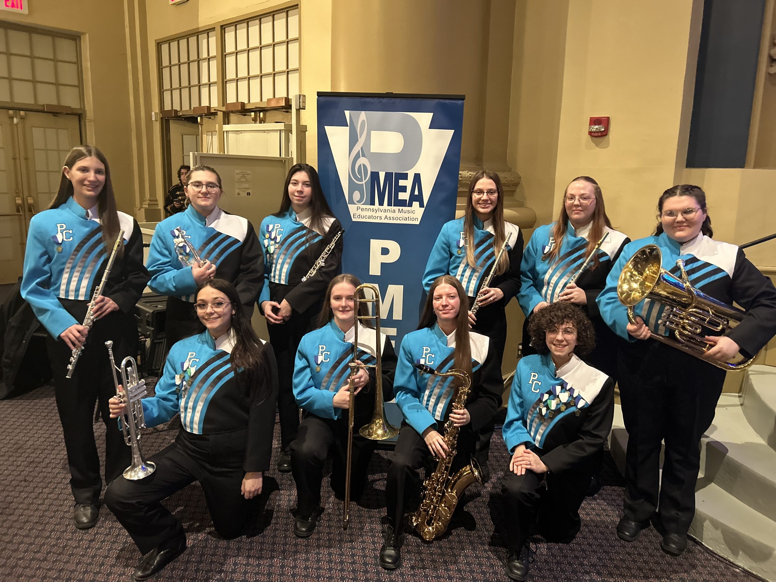 Congratulations to these ten students for participating in District Band at Greater Johnstown