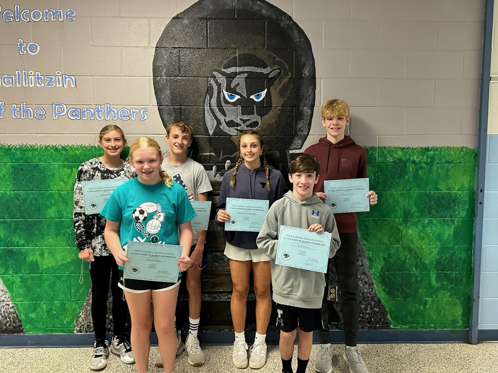 August/September – Students of the Month!